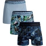Muchachomalo – Boxershort Heren – Normale Lengte – Onderbroeken Heren – Boxershort – Ondergoed – 95% Katoen – 3 Pack – Maat S