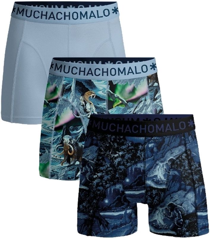 Muchachomalo – Boxershort Heren – Normale Lengte – Onderbroeken Heren – Boxershort – Ondergoed – 95% Katoen – 3 Pack – Maat S