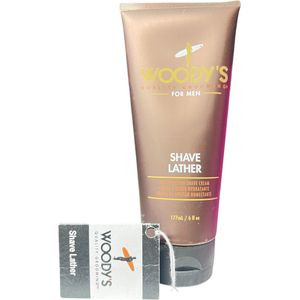 Woody's Shave Lather Moisturizing Shave Cream 177ml