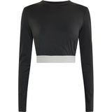 myMo - ATHLSR - Functioneel Shirt - Grijs/Zwart - Slanke Pasvorm