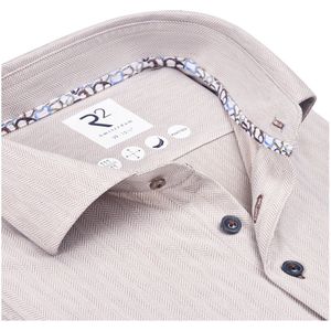 R2 Amsterdam - Overhemd - Beige - 130.WSP.005