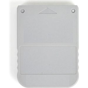 Memory Card / Geheugenkaart geschikt voor Playstation 1 en PS One - 1MB - Grijs - Geschikt voor PS1 / PSone