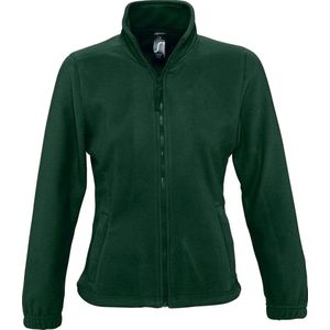 SOLS Dames/dames North Full Zip Fleece Jacket (Bosgroen)