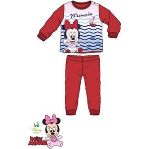 Minnie Mouse BABY pyjama - rood -maat 12 maanden