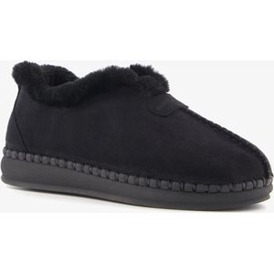 Hush Puppies gevoerde dames pantoffels zwart - Maat 38 - Sloffen - Uitneembare zool