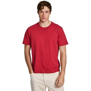 PEPEJEANS - T-shirt - Rood - Katoen - Korte Mouwen