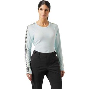 Helly Hansen - Lifa Active Stripe Crew - Basislaag - Grijs - Lange Mouwen