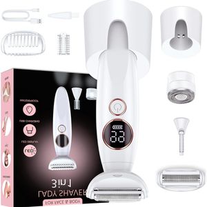 Lexium Foil shaver - Shaver - Scheerapparaat mannen - Scheerapparaat hoofd - Baardtrimmer Trimmer