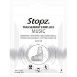 Stopz. - Earplugs Music - Transparant - 2 x 2 stuks - Voordeelverpakking