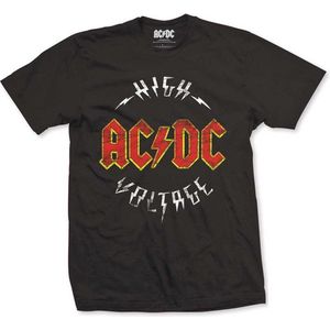 AC/DC - High Voltage Heren T-shirt - L - Zwart