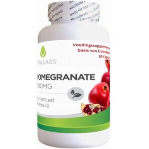 VitaTabs Granaatappel - 500 mg - 60 capsules - Voedingssupplementen