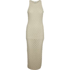 Vero Moda Jurk Vmevelyn Sl Crochet 7/8 Dress Vma N 10286490 Birch Dames Maat - XL