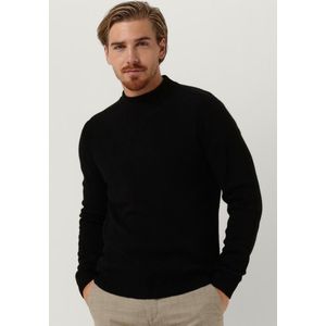 Anerkjendt - Heren Lamswol Gebreide Trui - Zwart