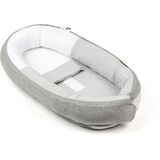 Doomoo Cocoon - Babynestje - Biologisch Katoen en 74 x 46 cm - Classic Grey