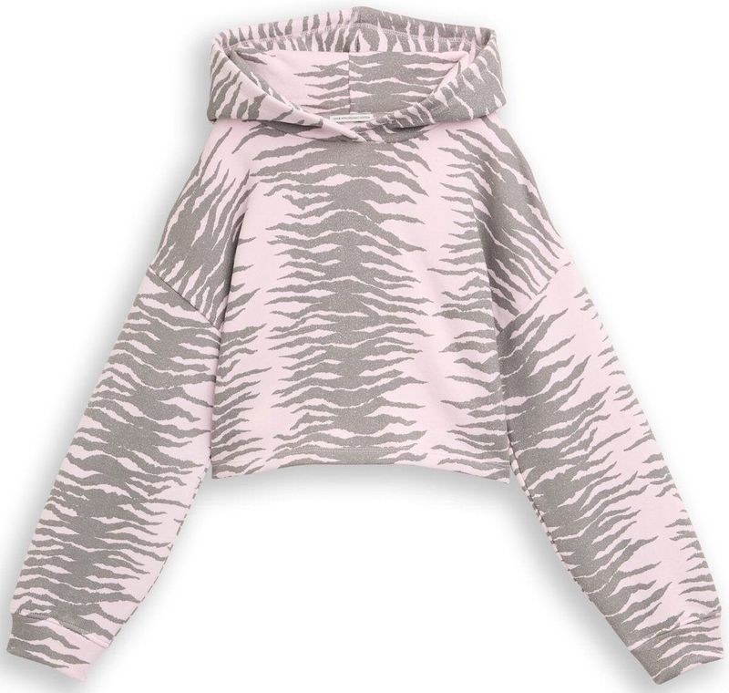 Tom Tailor - Sweater - Gedessineerd - Met Capuchon