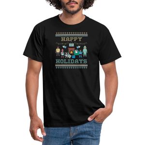 Playmobil Familie Happy Holidays Ugly Christmas Mannen T-shirt
