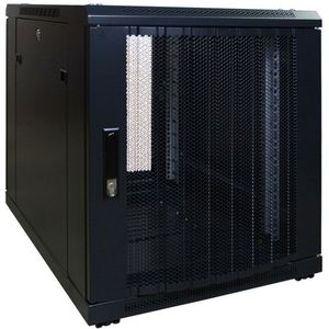 DSIT - 12U Mini Serverkast - Geperforeerde Deur - 600x600x720mm - Serverbehuizing - Serverrack - 19 Inch