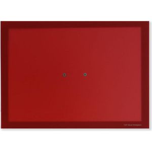 Magnetisch informatie display A4 - Rood