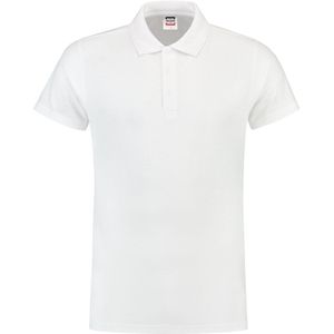 Tricorp Poloshirt fitted - Casual - 201005 - Wit - maat XXL