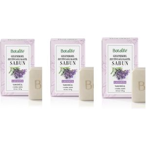 Botalife - Lavendelzeep - Natuurlijke Zeep - %100 Puur - Traditionele Olijfolie Castille Zeep - Geleneksel Zeytinyağlı Kastil Sabun