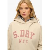 Superdry - Athletic Essentials Relaxed Fit Hoodie - Oversized - Katoen