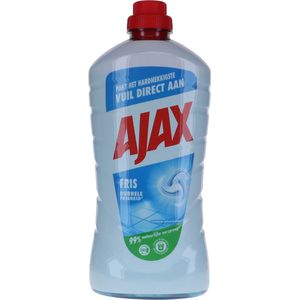 Voordeelverpakking van 2 x Ajax Allesreiniger 1000 ml. Fris