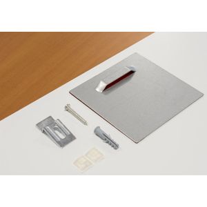 Ophangplaat voor foto op Aluminium / plexiglas wanddecoratie 10x10cm 6KG - Foto ophangsysteem zelfklevend - ophangsysteem schilderijen & foto's op plexiglas of dibond - plus muurbeugel en accessoires