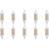 SPL - R7s - LED Lamp - Neutraal Wit - Dimbaar - 5W - 10 Stuks