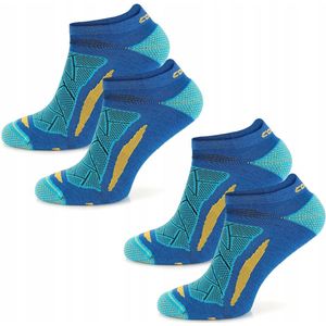 Comodo Trekking Sokken Merino Wol 39-42 Blauw (2 Paar)