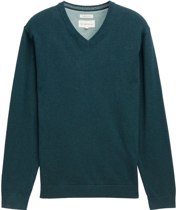 Tom Tailor - Regular Fit - Pullover - Mêlee - Puur Katoen