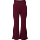 MIAMODA - Dames - Shapewear legging skinny fit uitlopend - Donker wijnrood - Maat 42