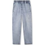 Billieblush - U21234 - Broek - Blauw - Mom Fit - 100% Katoen