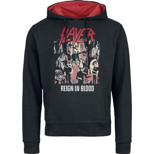 Slayer Reign In Blood Heren Trui met capuchon - zwart/rood - S