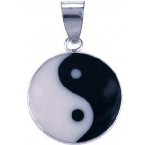 House of Jewels - Klein Zilveren Yin Yang Hanger - 8mm