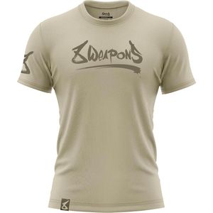 8 WEAPONS Muay Thai T-Shirt Unlimited Sand - S