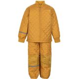 Celavi - Basic thermoset voor kinderen - Solid - Mineraal Geel - maat 110cm