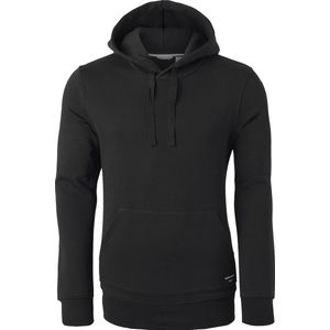 Björn Borg hoodie sweatshirt - heren trui met capuchon dik - zwart - Maat: L