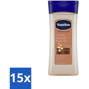 15 x Vaseline - Cocoa Radiant - Body Oil - Hydraterend - 200 ml - Vaseline