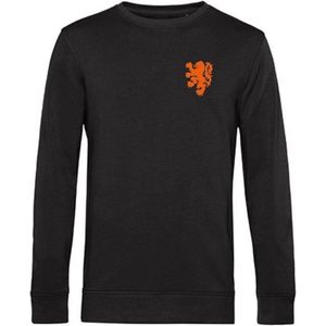 Sweater Leeuw-Zwart - Oranje-M
