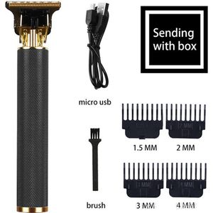 MK - Tondeuse Mannen - Elektrische Scheerapparaat - Tondeuse Baard - Usb Oplaadbare Tondeuse - Zwart