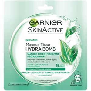 Garnier Skinactive Face Hydra Bomb Ultra Hydraterend & Regulerend Tissue Masker Gemengde Huid – Gezichtsverzorging – 20 stuks