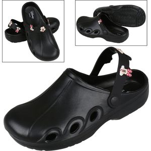Minnie Mouse Mickey Disney Zwarte dames slippers/sandalen