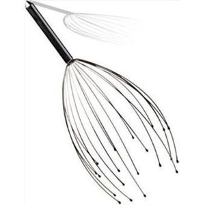 ***De Zwarte Hoofdmassage Spin - Hoofdspin Massage - Hoofdmassage voor een Ontspannen Geest - van Heble® ***
