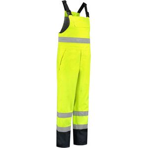 Dapro Safety Protector Multinorm Amerikaanse regenoverall - Maat M - Marineblauw/Hi-Vis Geel - Vlamvertragend , antistatisch en chemicaliën resistent
