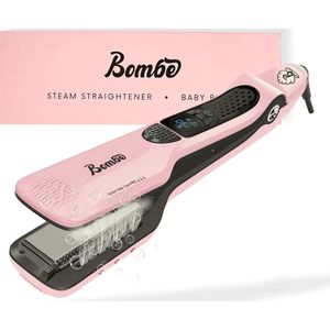 Bombé® Stoom Stijltang - Keramische Stijltang met Stoomtechnologie - Roze
