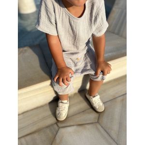 Muslin set licht blauw