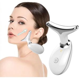 Face Neck Eye Massager Wrinkle Removal Tool - Double Chin Reducer Skin Tightening Machine
