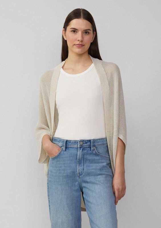 Binnenponcho - Gebreide Poncho - Met Glitters