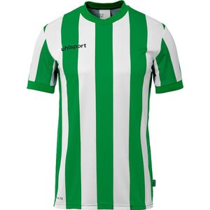 Uhlsport Stripe 2.0 Shirt Korte Mouw Kinderen - Groen / Wit | Maat: 140