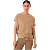 Super.natural Yoga Loose T-shirt Met Korte Mouwen Bruin M Vrouw
